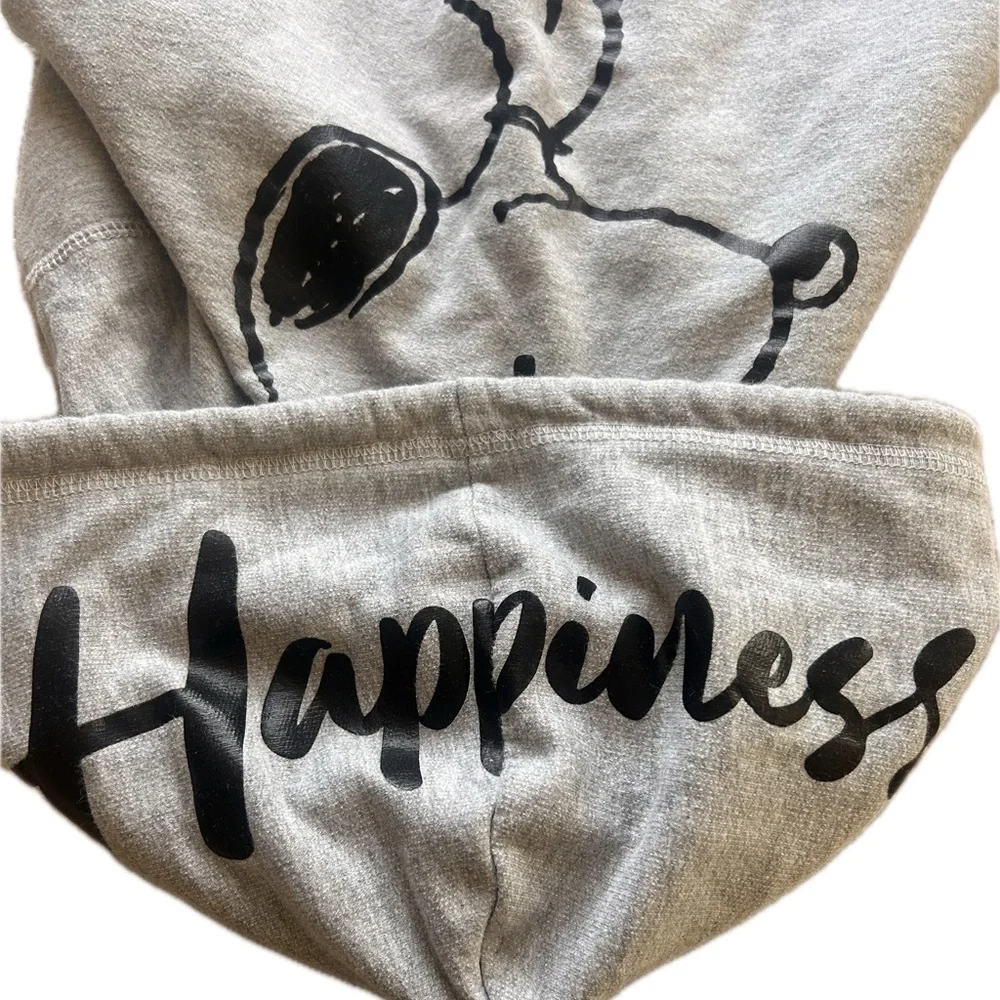 Peanuts Light Gray Snoopy Pullover - Picture 2 of 4